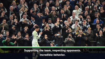 Mourinho defends 'incredible' Tottenham fans