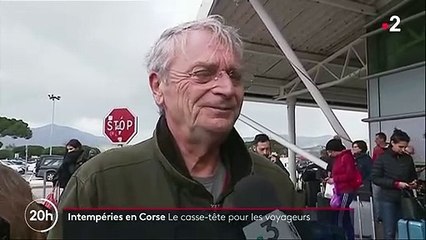 Corse : le trafic reprend petit à petit après le passage de la tempête Fabien