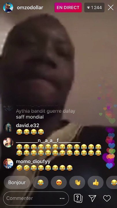 Omzo Dollar se moque de Dip Doundou Guiss en direct sur instagram