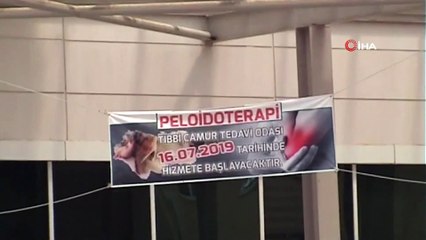 Kamunun ilk çamur banyosu ünitesi Nazilli’ye kuruldu