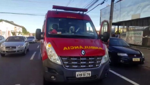 Siate atende motociclista ferido em colisão de trânsito no Alto Alegre