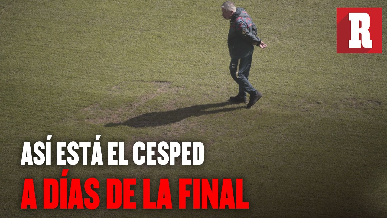 Césped del Estadio Azteca continúa en malas condiciones
