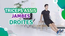 Triceps assis jambes droites - Santé Physique