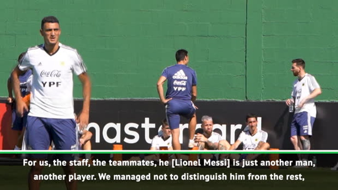 Messi's just one of the guys - Argentina coach Scaloni