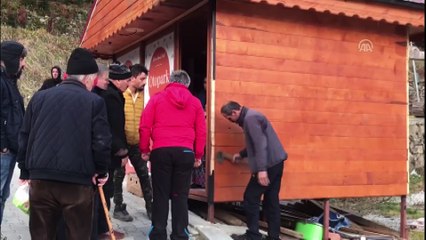 Uzungöl'de kaçak binaların yıkımı devam ediyor (6) - TRABZON