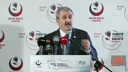 Destici'den CHP ve İYİ Parti'ye çağrı