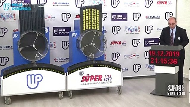 Süper Loto çekildi / 19 Aralık 2019 Süper Loto sonuçları