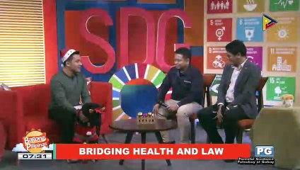 SDG TAMBAYAN | Bridging health and law