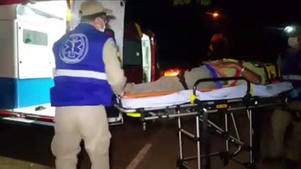 Homem é socorrido após sofrer queda em imóvel no Bairro Floresta