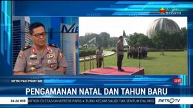 121 Ribu Personel Gabungan Siap Amankan Natal dan Tahun Baru