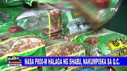 Nasa P800-M halaga ng shabu, nakumpiska sa QC