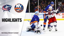 NHL Highlights | Blue Jackets @ Islanders 12/23/19