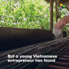 Vietnamese Village Turn Grass Into Straws