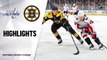 NHL Highlights | Capitals @ Bruins 12/23/19