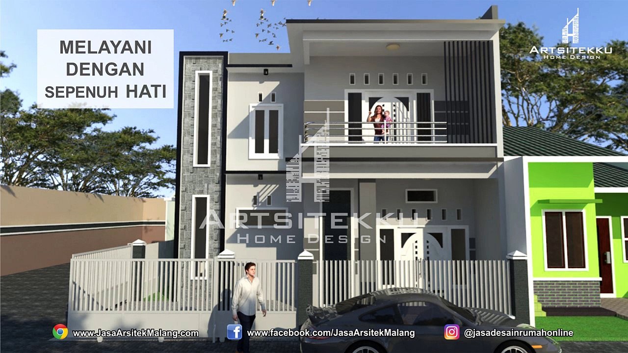 CALL / WA 0813 5828 2515 Rumah Minimalis Modern 1 Lantai Mojokerto