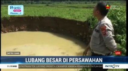 Penyebab Munculnya Lubang Besar di Maros