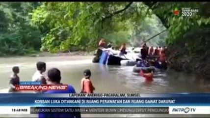 13 Korban Kecelakaan Bus Sriwijaya Masuk Jurang Dirawat Intensif