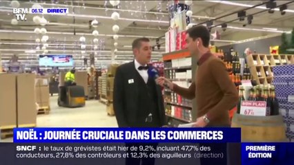 Réveillon de Noël: une journée cruciale dans les commerces