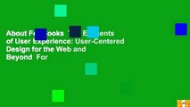 About For Books  The Elements of User Experience: User-Centered Design for the Web and Beyond  For