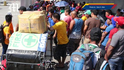 LOOK : Stranded passengers at the North Port Terminal