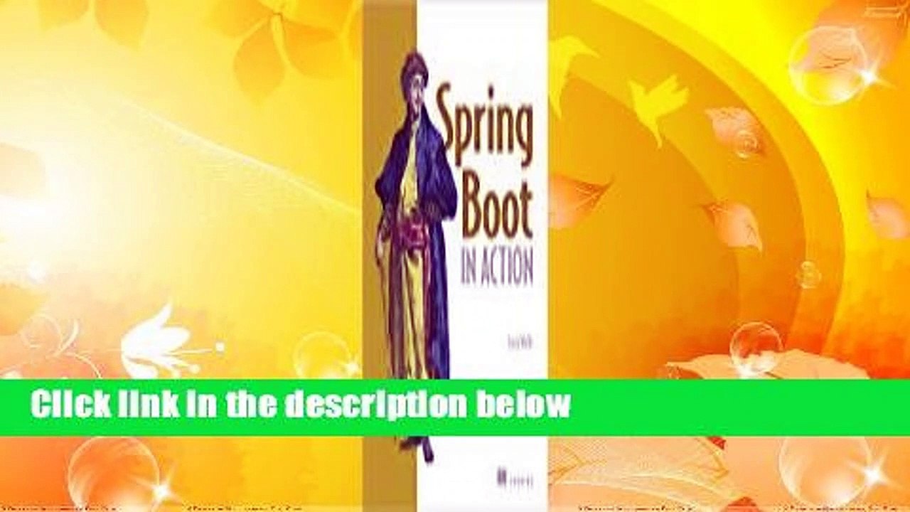 Full version  Spring Boot in Action  For Kindle