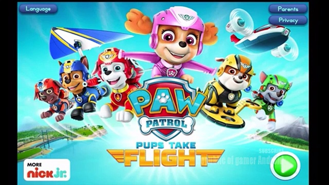 PAW Patrol Air and Sea Adventures -06 PAW Patrol Pups Take Flight  Flight with Zuma   Snowy mountain