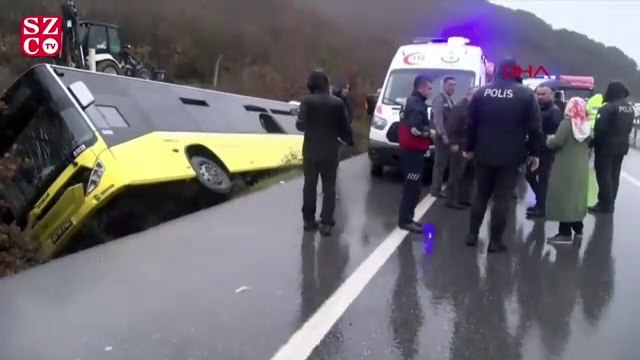 İETT otobüsü kaza yaptı: Çok sayıda yaralı var