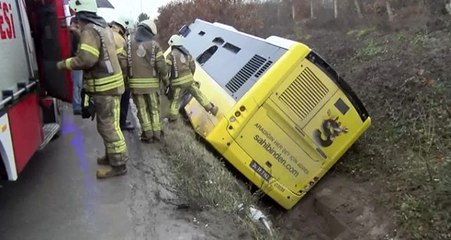 Son dakika: İstanbul'da İETT otobüsü kaza yaptı, 12 kişi yaralandı