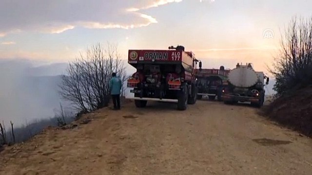 Trabzon'da örtü yangınları