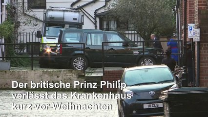 Tải video: Prinz Philip aus dem Krankenhaus entlassen