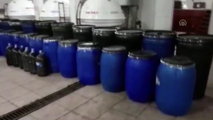 117 bin 800 litre kaçak içki ele geçirildi - MARDİN