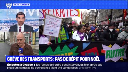 Grève des transports: pas de répit pour Noël - 24/12