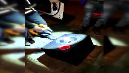 Çanakkale'de, hoparlör içinden 2 kilo uyuşturucu çıktı