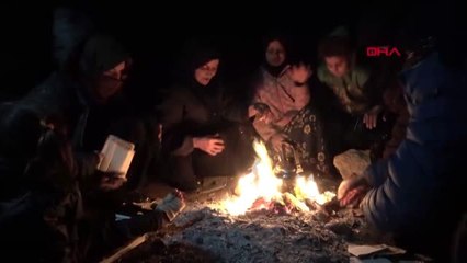 Hatay idlib'in güneyinden göç edenler için çadır kuruluyor