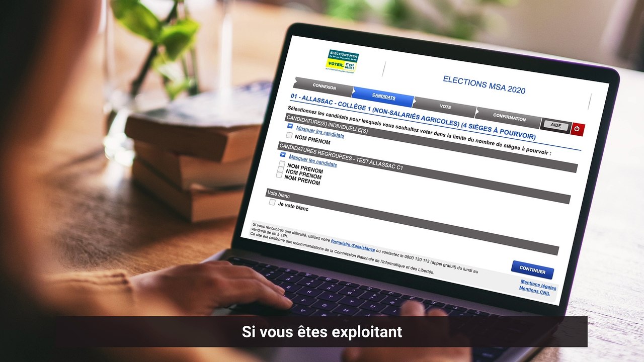Elections MSA 2020 : voter en ligne c'est simple et sécurisé