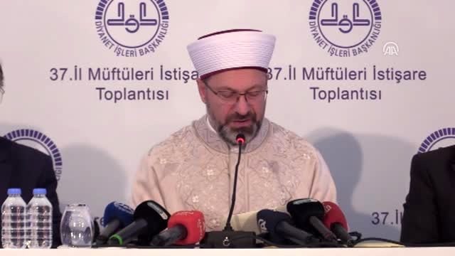 Diyanet İşleri Başkanı Erbaş: Mazlum coğrafyalarda insanlık dramı yaşanmaktadır