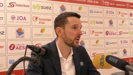 2019/20 Réaction de Maxime Boire après Elan Chalon - Chorale (85-84, JE J15)