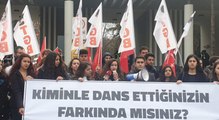 TGB'nin kadın konulu eylemine kadın protestosu