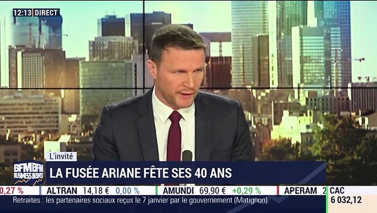 Bertrand Vilmer (Arianespace): La fusée Ariane fête ses 40 ans - 24/12