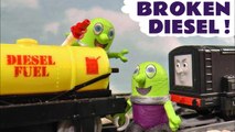 Broken Diesel from Thomas and Friends with Funny Funlings PJ Masks and Marvel Avengers Hulk in this Toy Story Full Episode English
