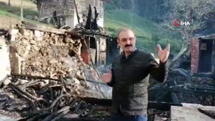 Çıkan yangında 100 yıllık hatıralar da yandı