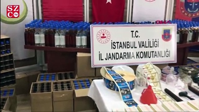 İstanbul'da 5 ton sahte içki ele geçirildi