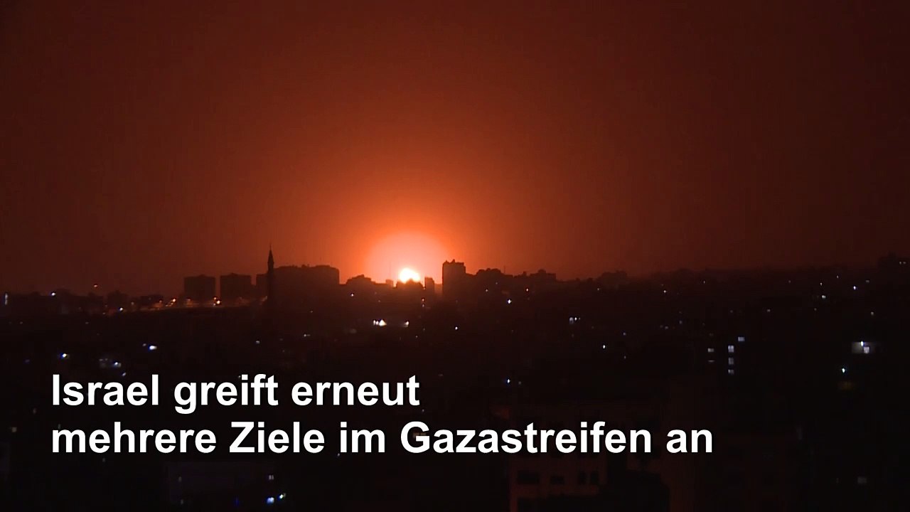 Israel reagiert auf Raketenangriff aus dem Gazastreifen