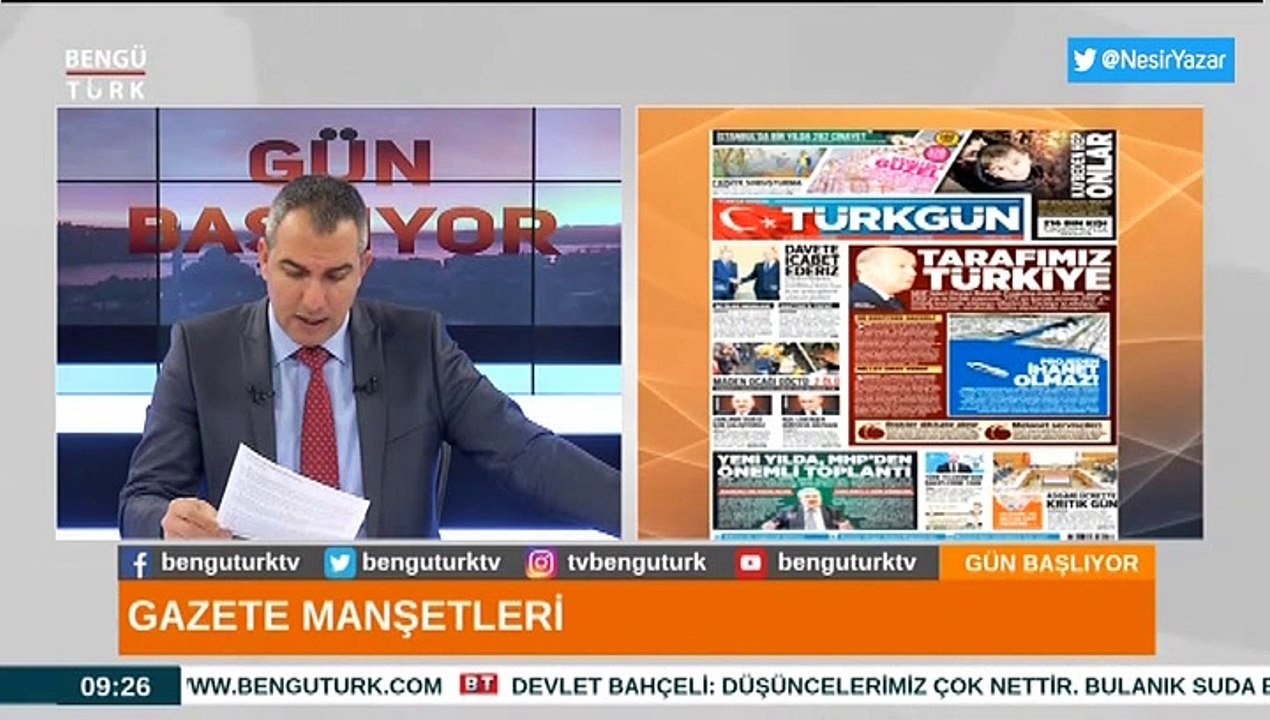 26 ARALIK 2019 MUHAMMET KUTLU İLE GÜN BAŞLIYOR