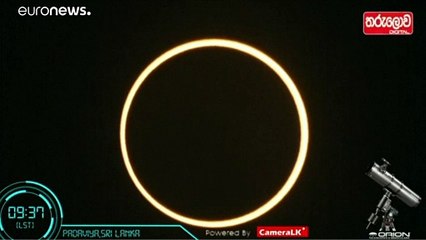 En imágenes: locura con el eclipse de sol del "anillo de fuego", el útlimo de 2019