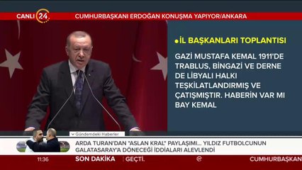 #CANLI Başkan Erdoğan İl Başkanları Toplantısı'nda