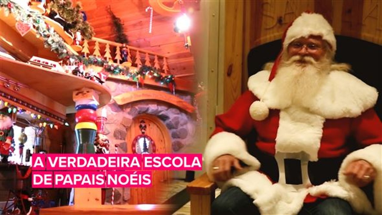 Conheça a primeira escola de papais noéis