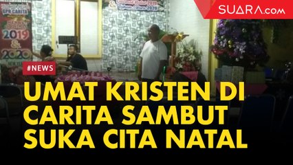 Setahun Usai Tsunami, Umat Kristen di Carita Sambut Suka Cita Rayakan Natal