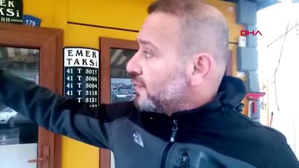 Kocaeli yanan evde mahsur kalan kadını taksi şoförü kurtardı