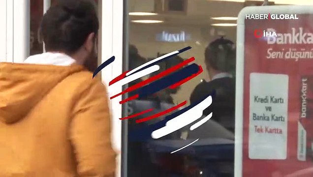 Avcılar'da banka şubesinde soygun girişimi